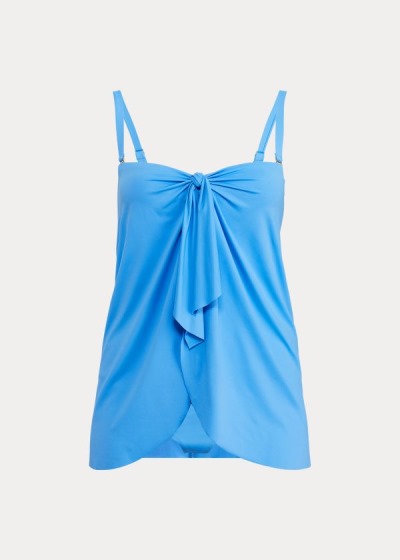 One-Piece Ralph Lauren Mujer Azules Claro - Mesh-Overlay - TMFVP3705